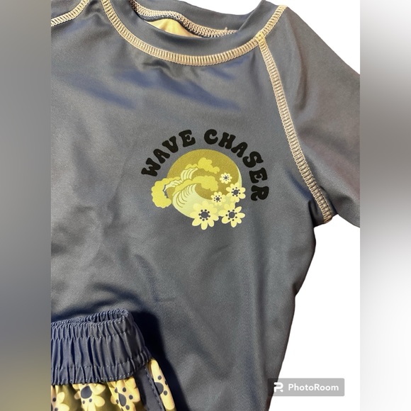 Wonder Nation Toddler 2 Piece Rash Guard And Bottoms UPF 50+ NWT Size 2T - Picture 2 of 7